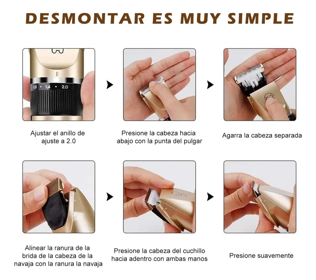 Set Cortapelos Para Mascotas