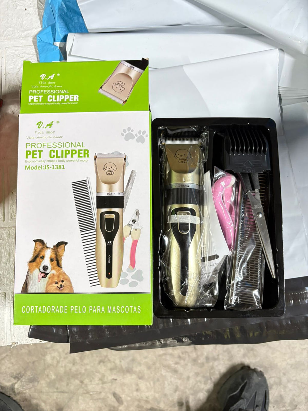 Set Cortapelos Para Mascotas