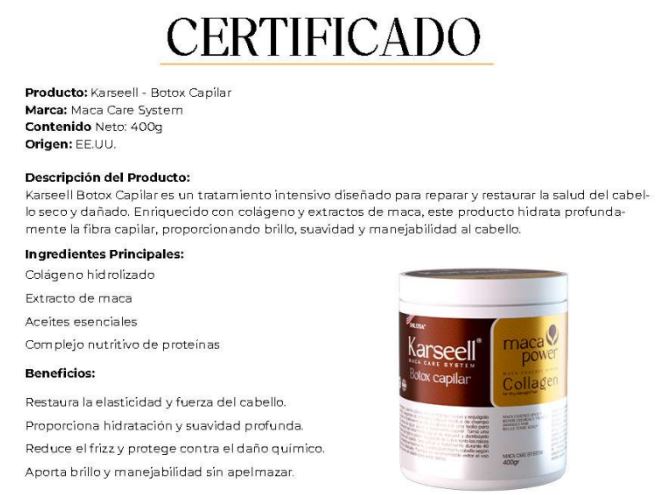 KARSEELL BOTOX CAPILAR